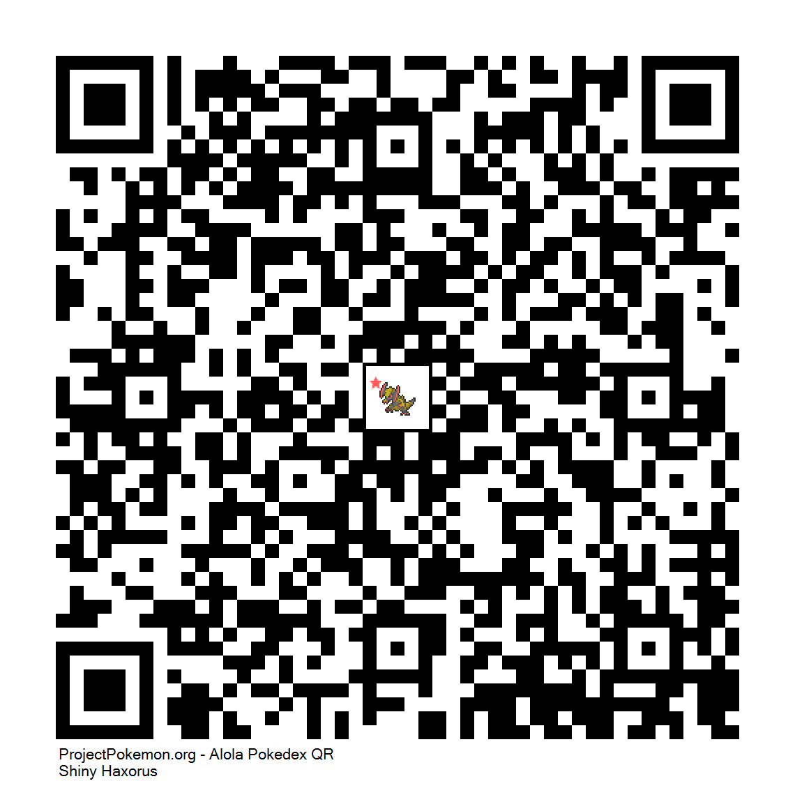 Cdigo QR de Haxorus variocolor